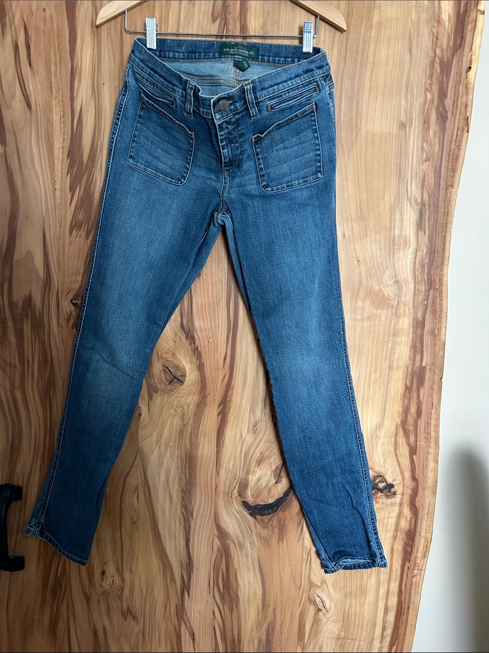Lauren Ralph Lauren Blue Skinny Stretch Jeans